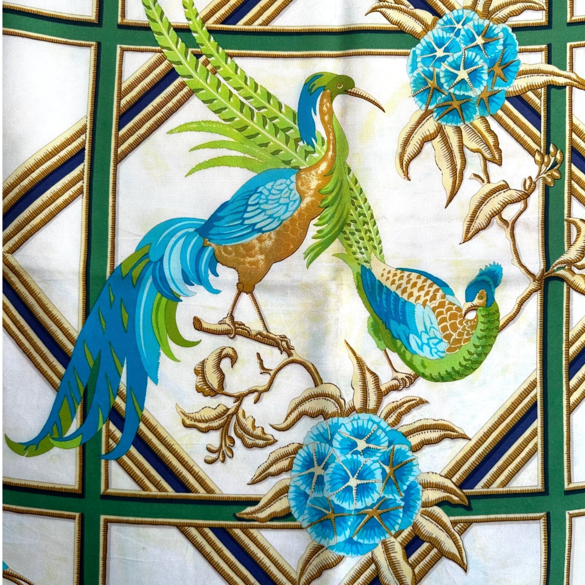 Caraïbes - FOULARD HERMES 90 cm - Carré Society