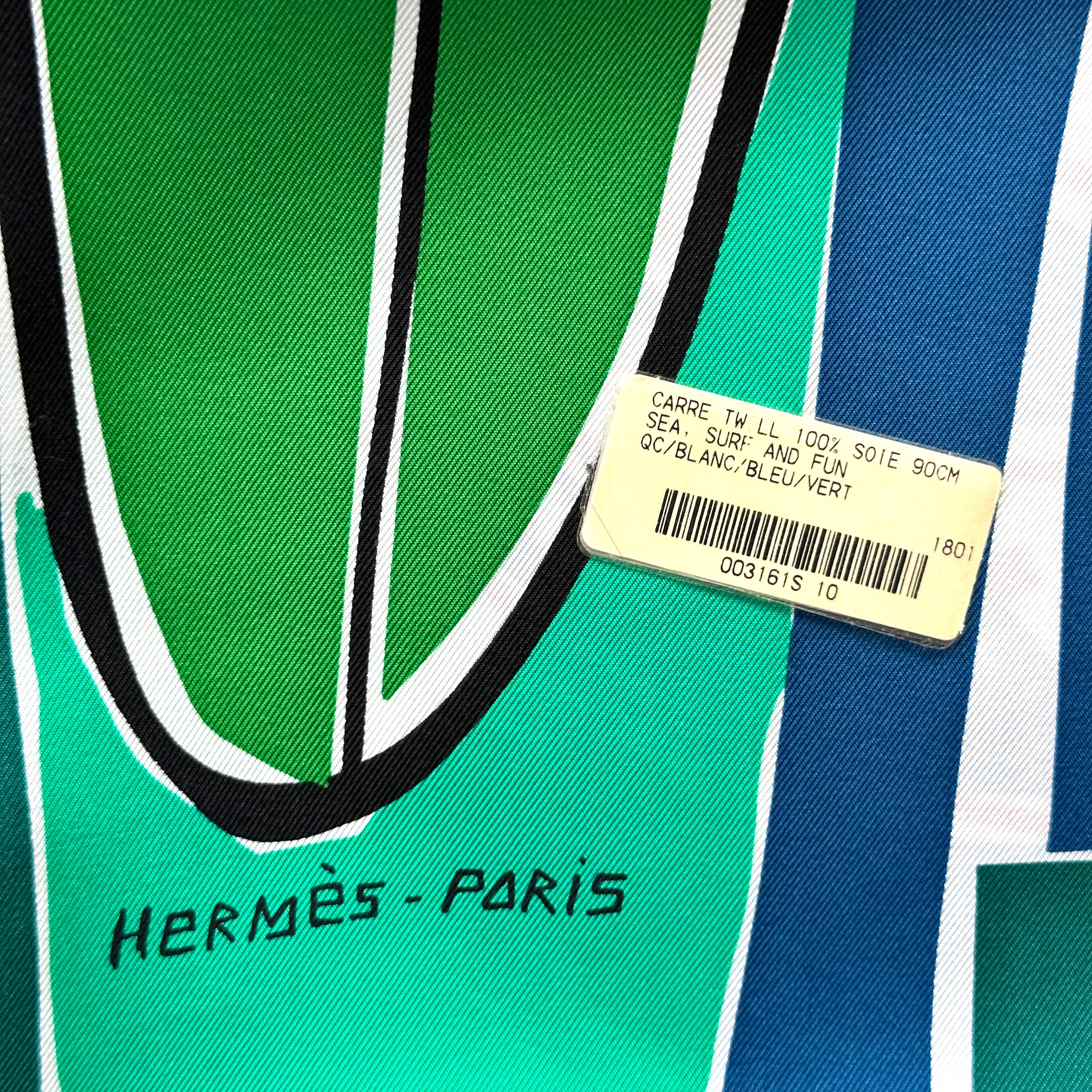 Sea, Surf & Fun - HERMES 90 CM SCARF