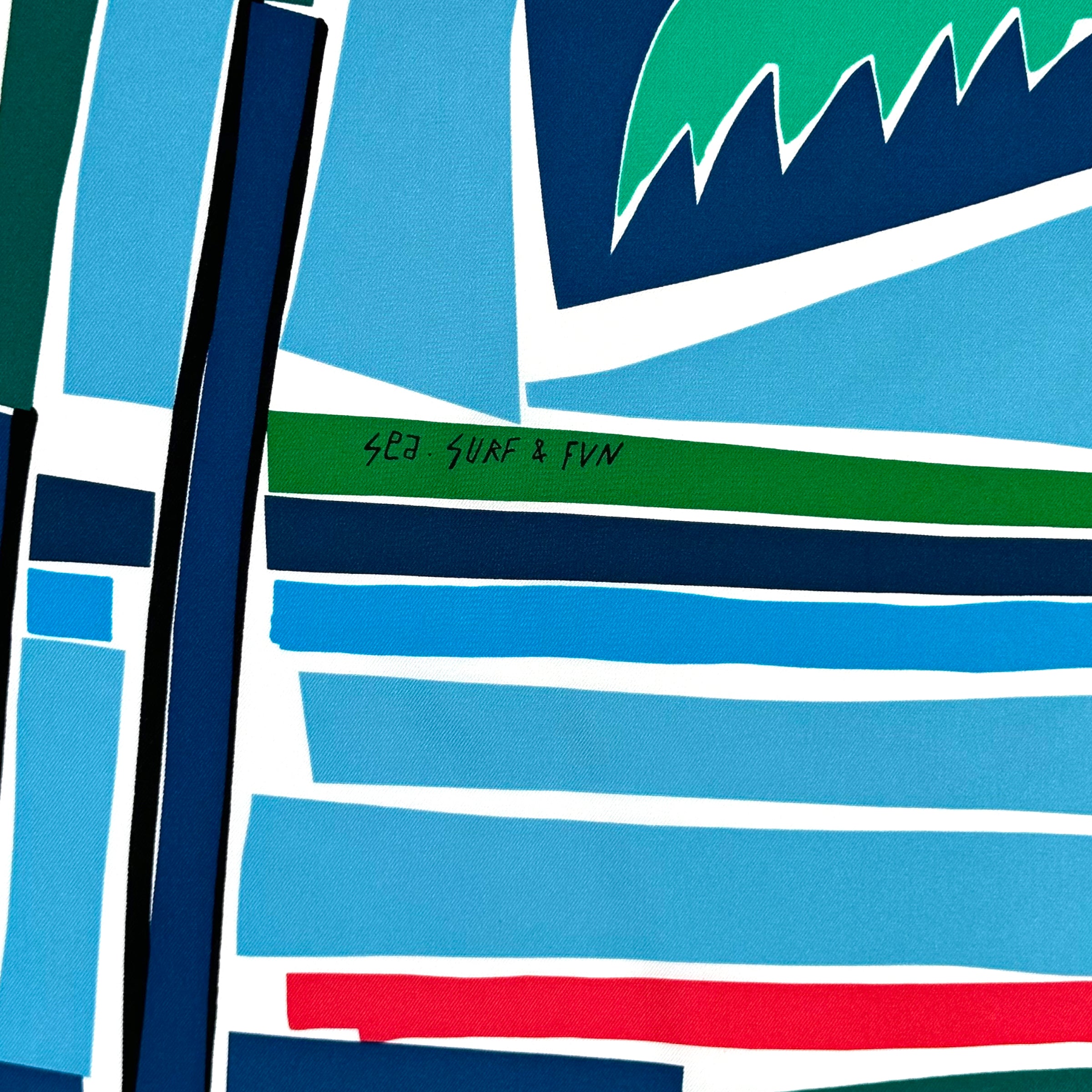 Sea, Surf & Fun - HERMES 90 CM SCARF