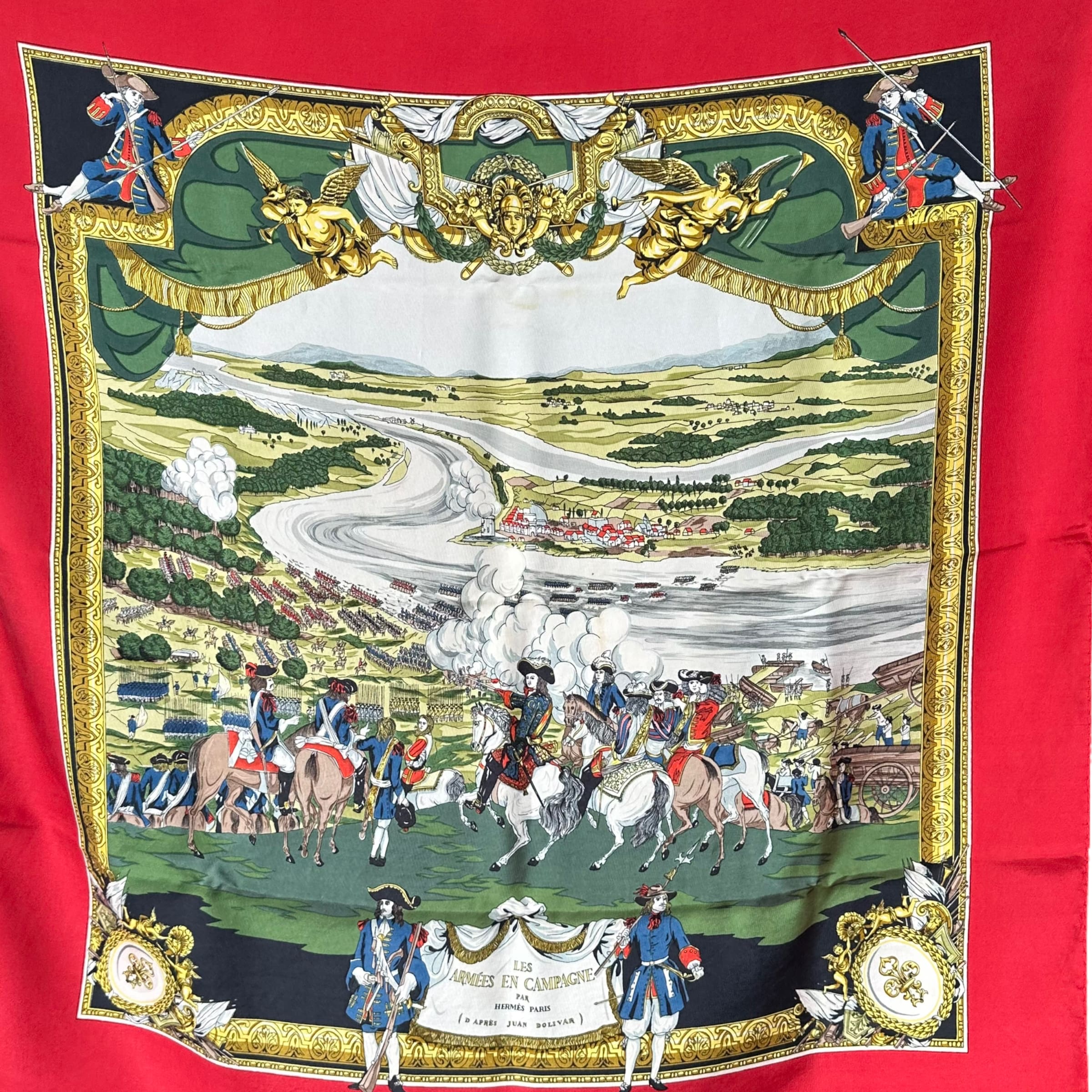 Armies in the Field (after Juan Dolivar) - Carré Hermès 90