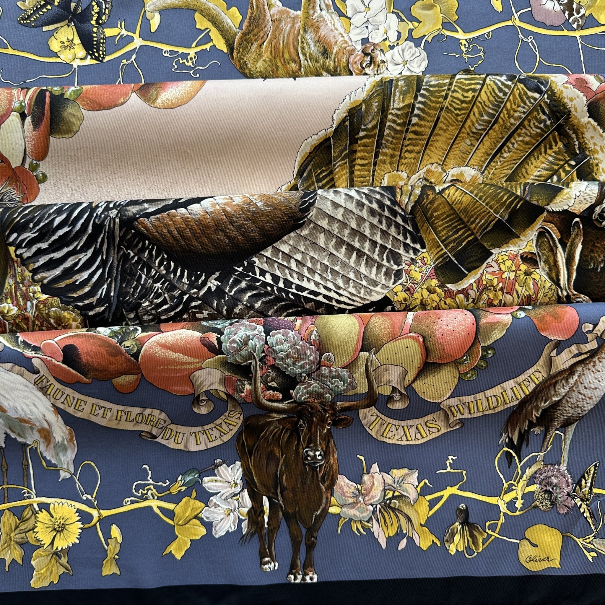 Texas Fauna and Flora - HERMES SCARF 90 CM
