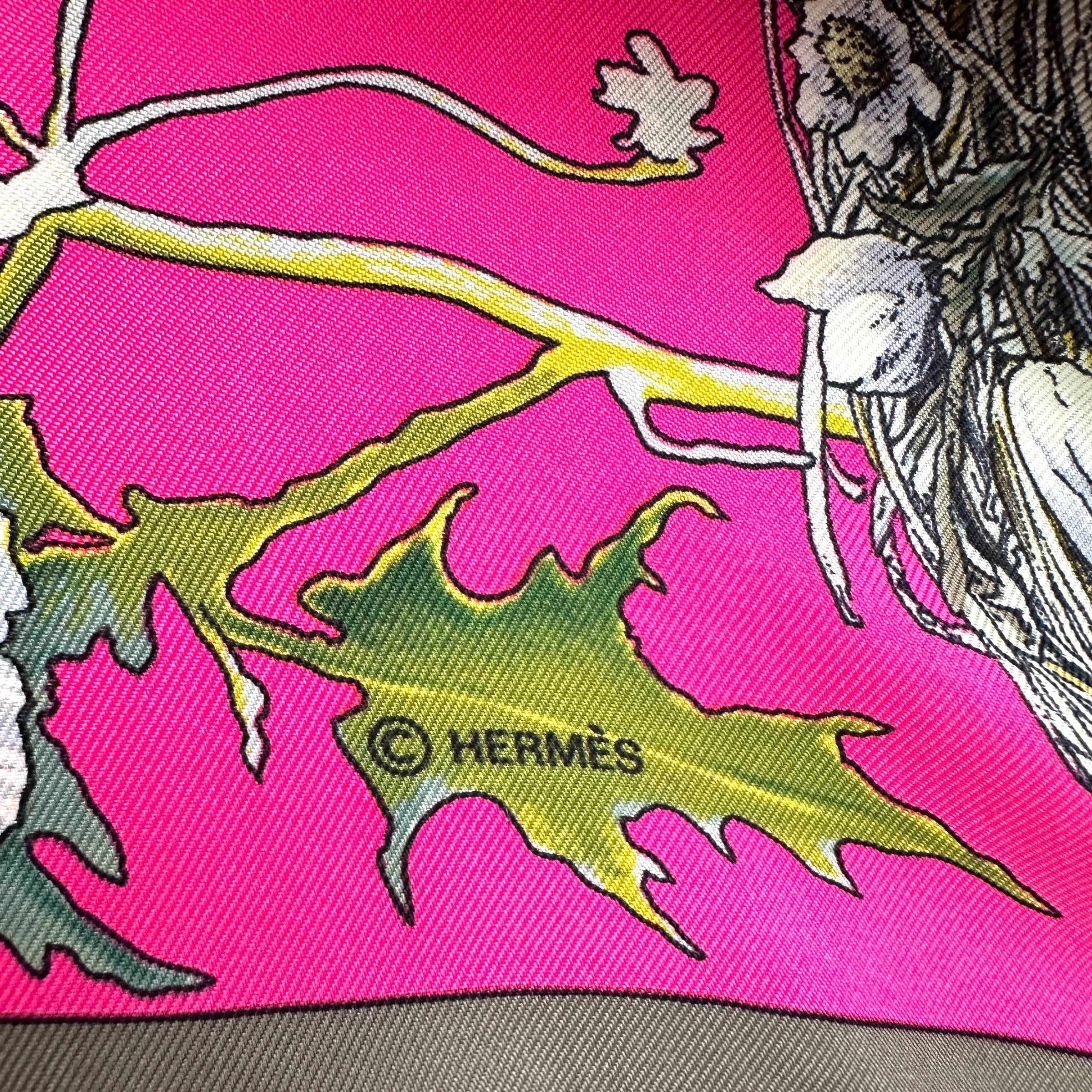 zoom sur le logo de copyright Hermès