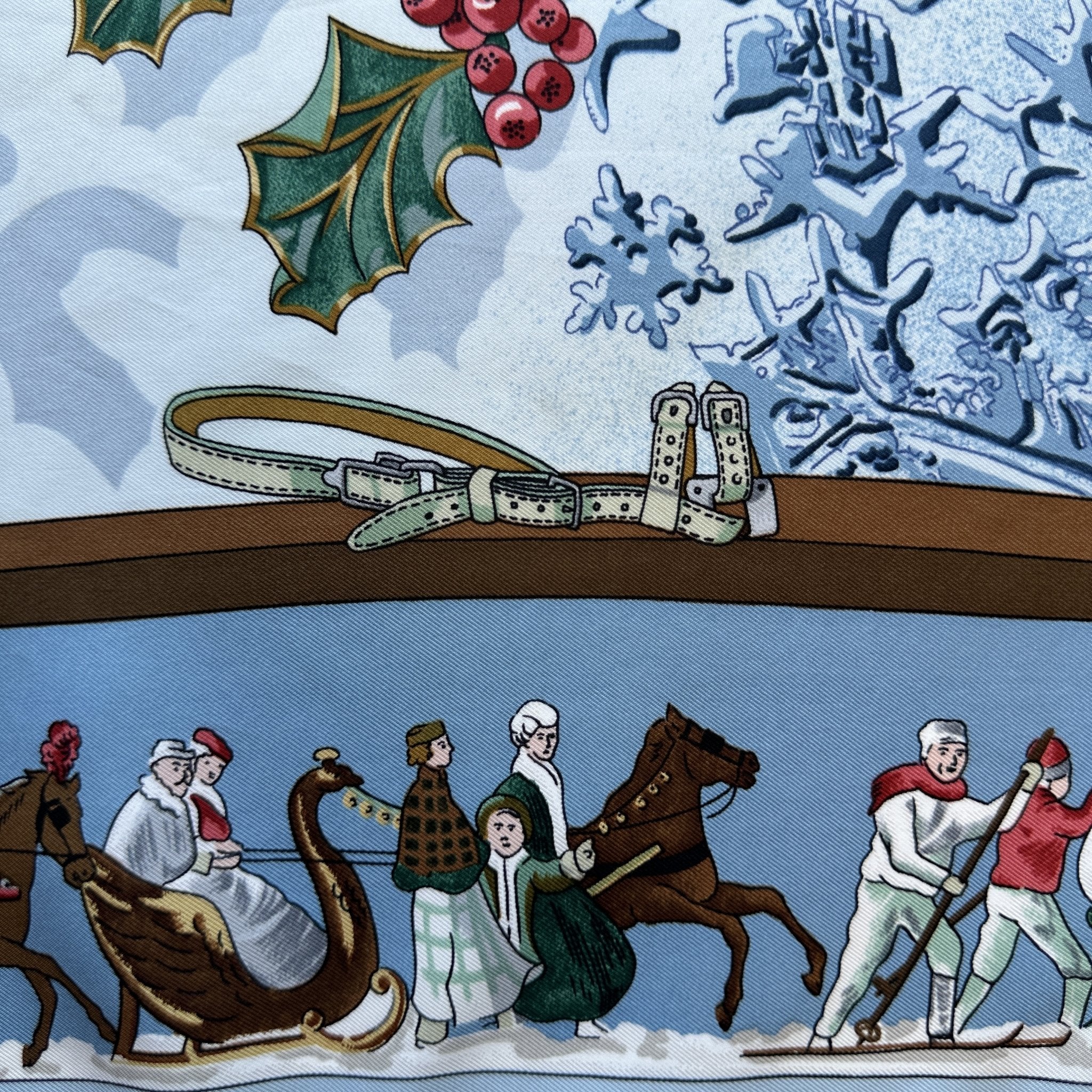 Old-Fashioned Snow - HERMES SCARF 90 CM