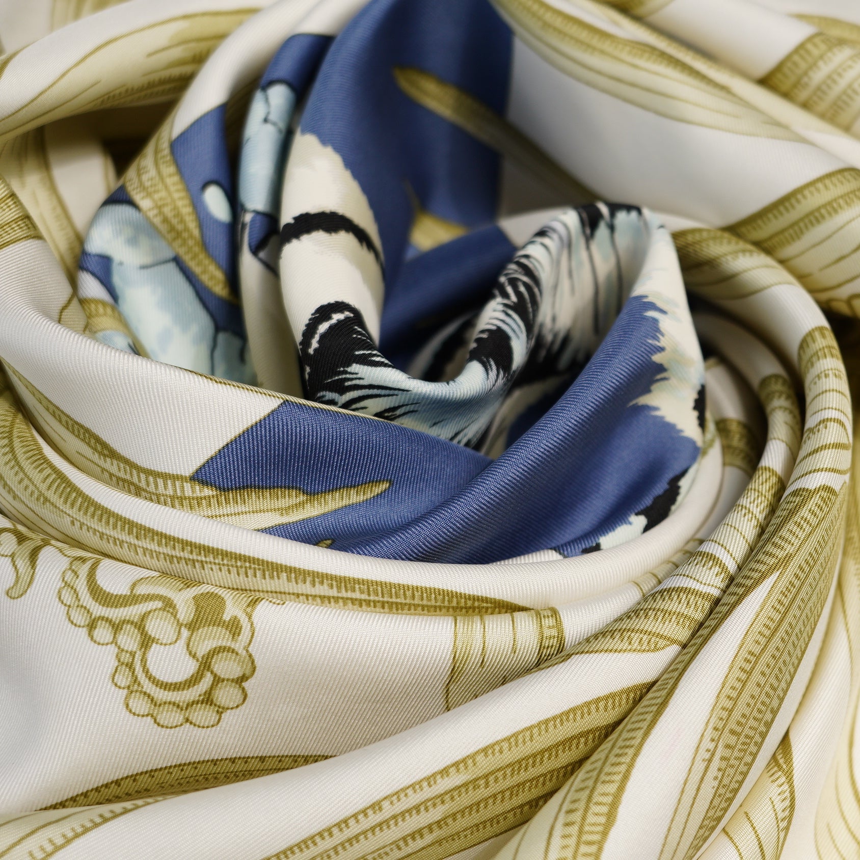 Carré Hermes Édition originale 1977– Tigre Royal – Christiane Vauzelles