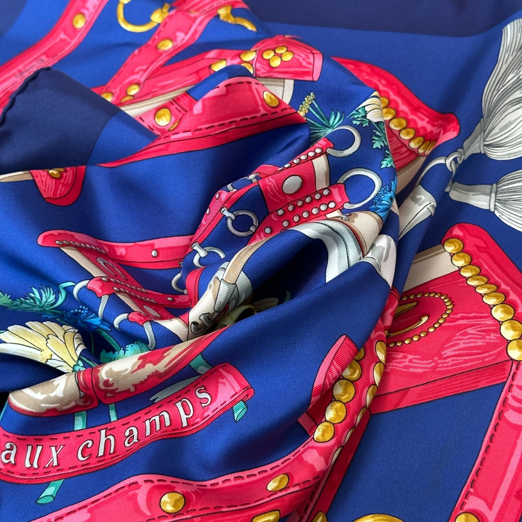 Aux champs - FOULARD HERMES 90 CM - Carré Society