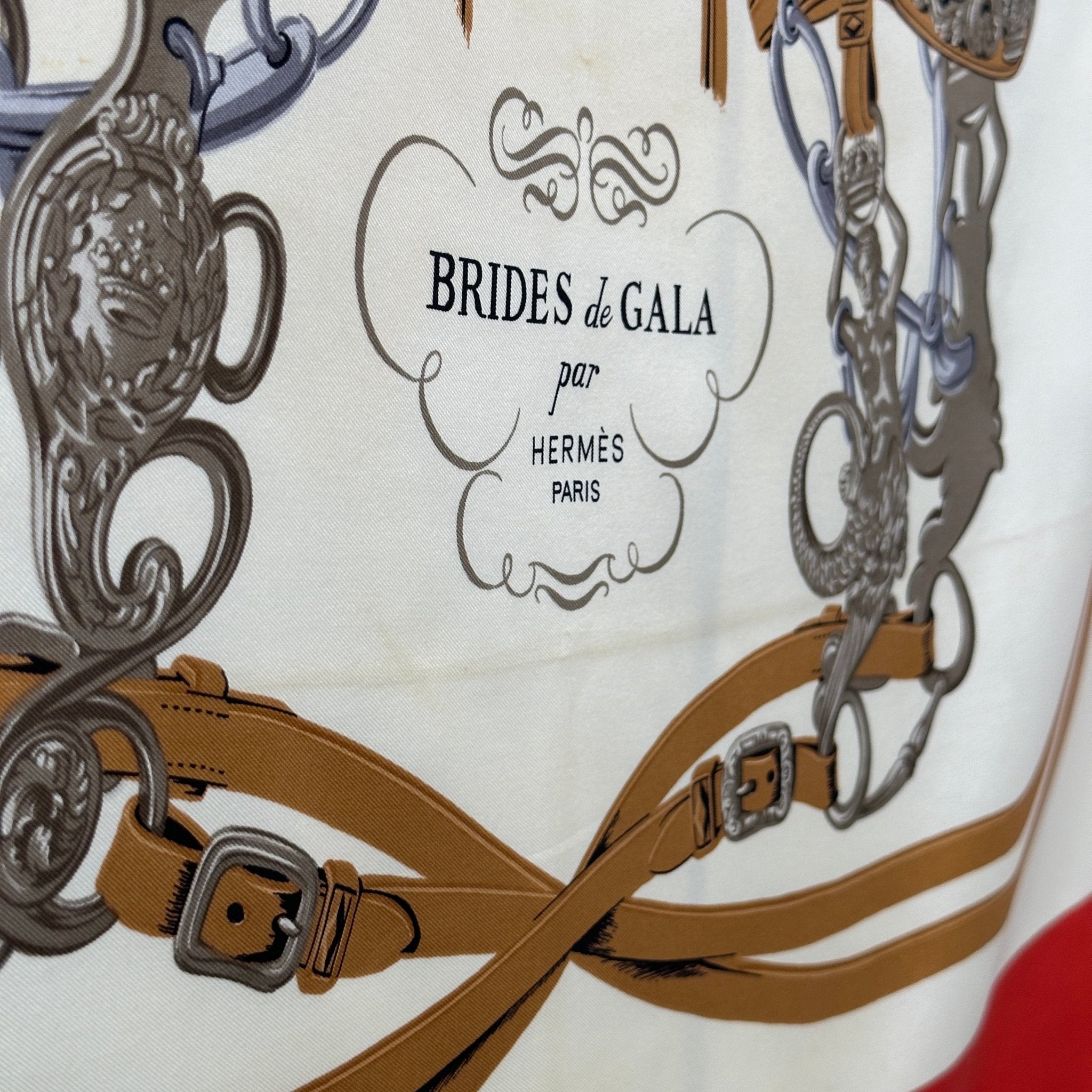 Brides de gala - FOULARD HERMES 90 CM - Carré Society