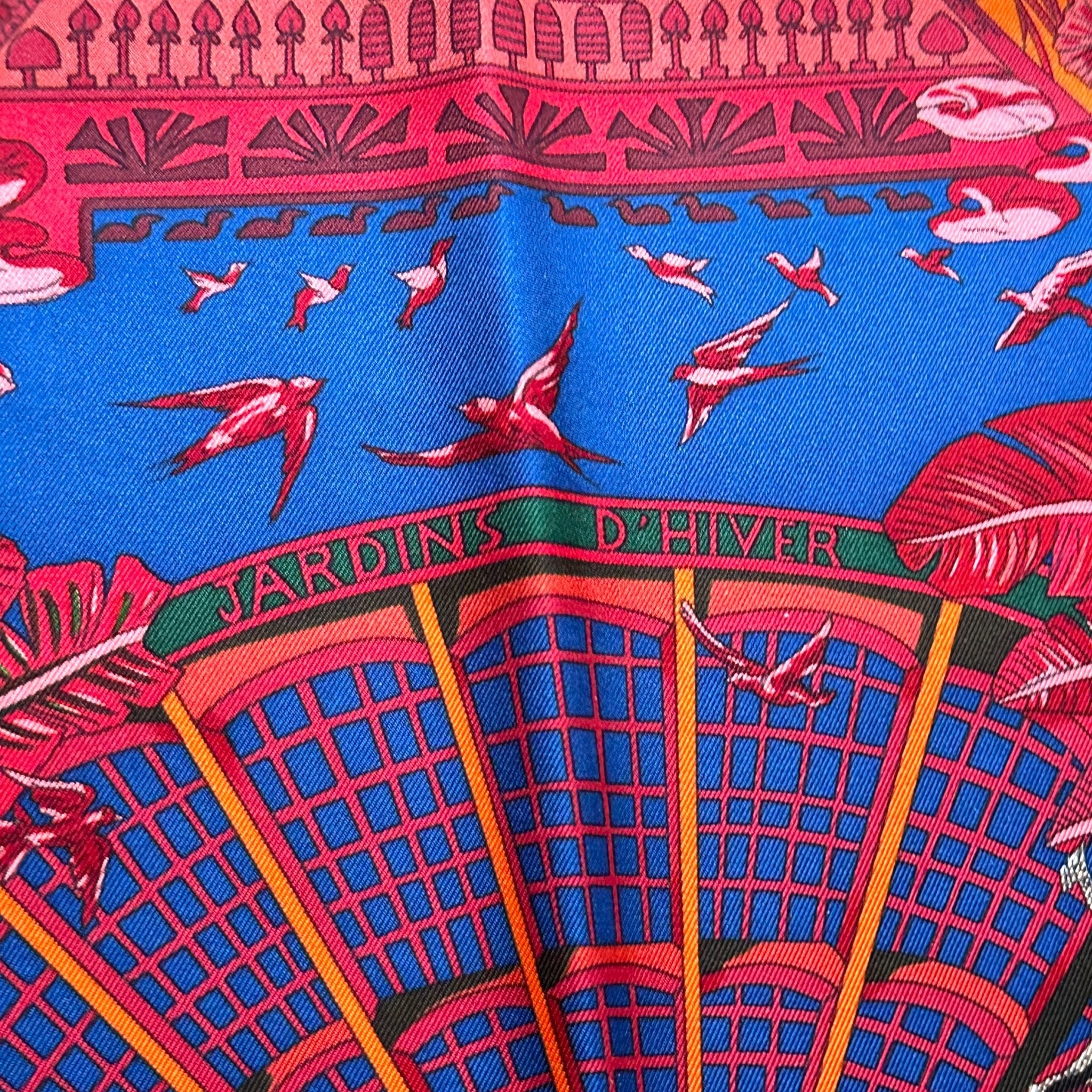 foulard carre hermes jardins d hiver