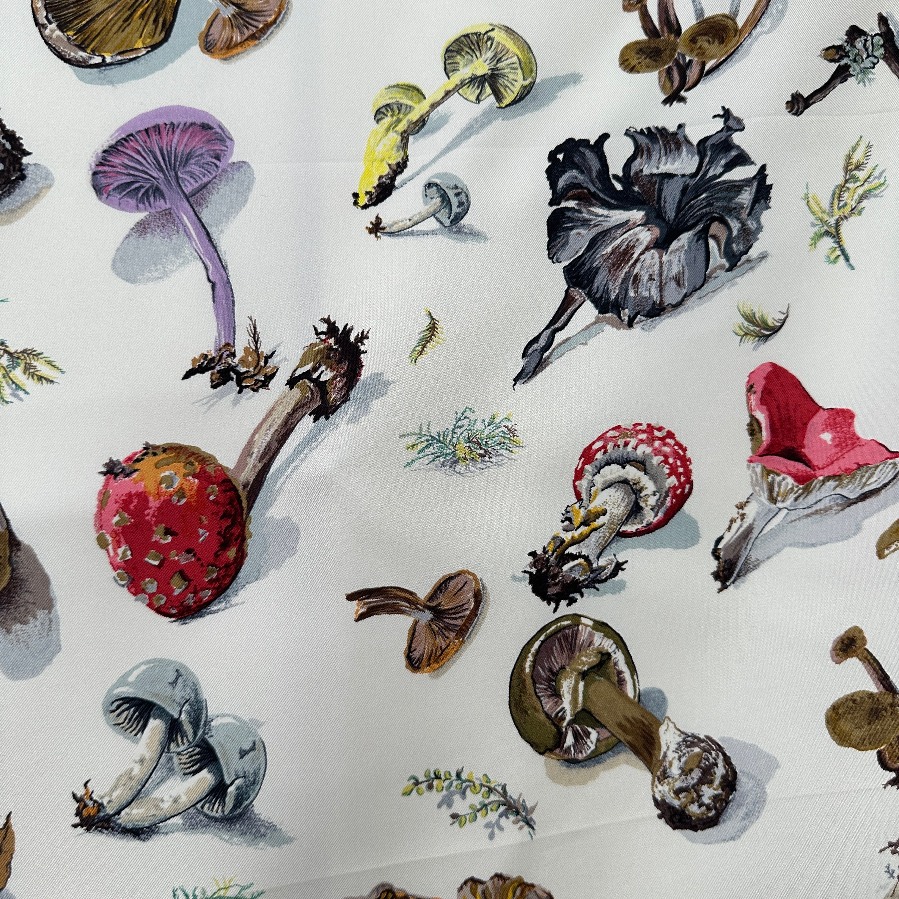 dedtail-du-dessin-du-foulard-champignons-rouges