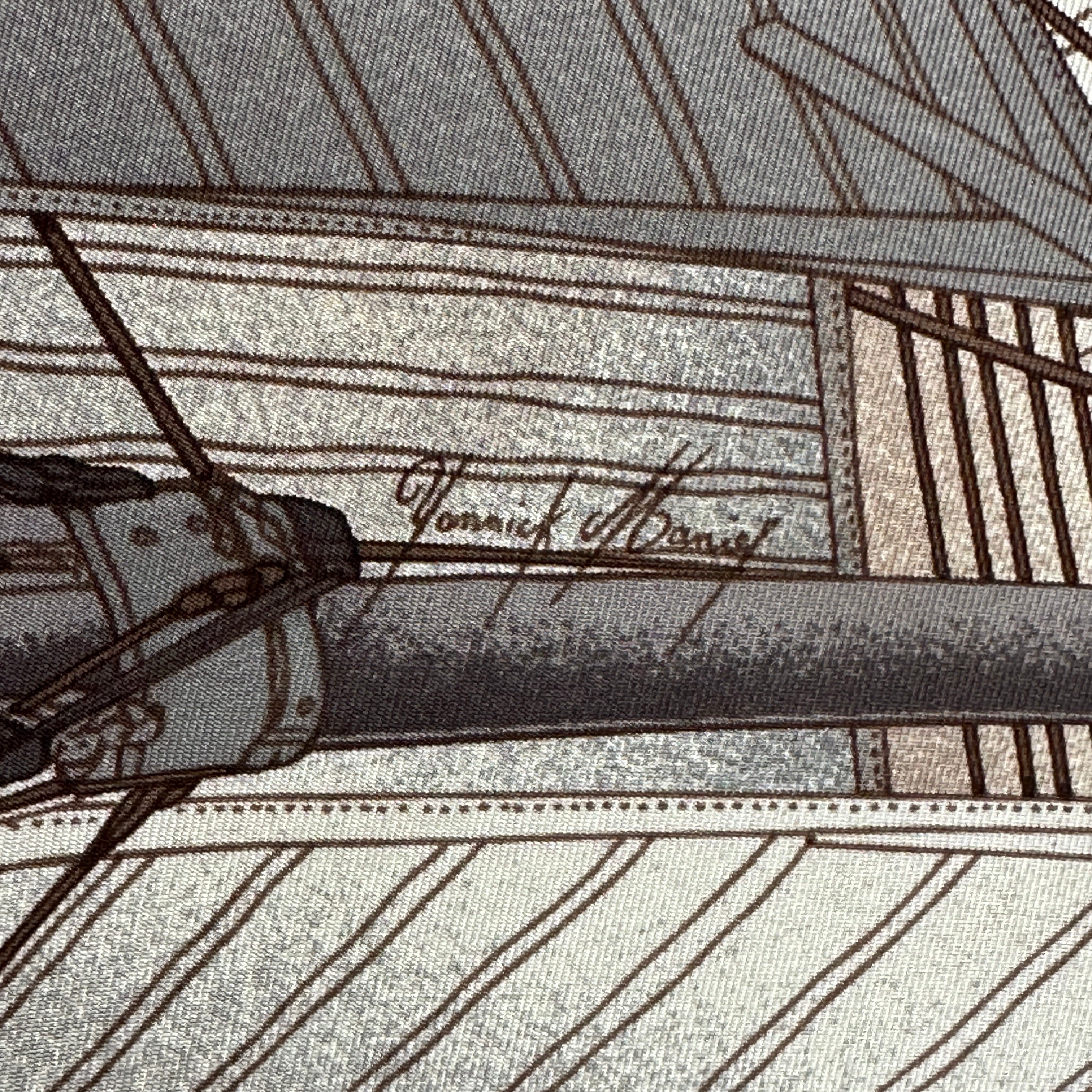 Wind Bend II (detail) - HERMÈS SCARF 90 CM