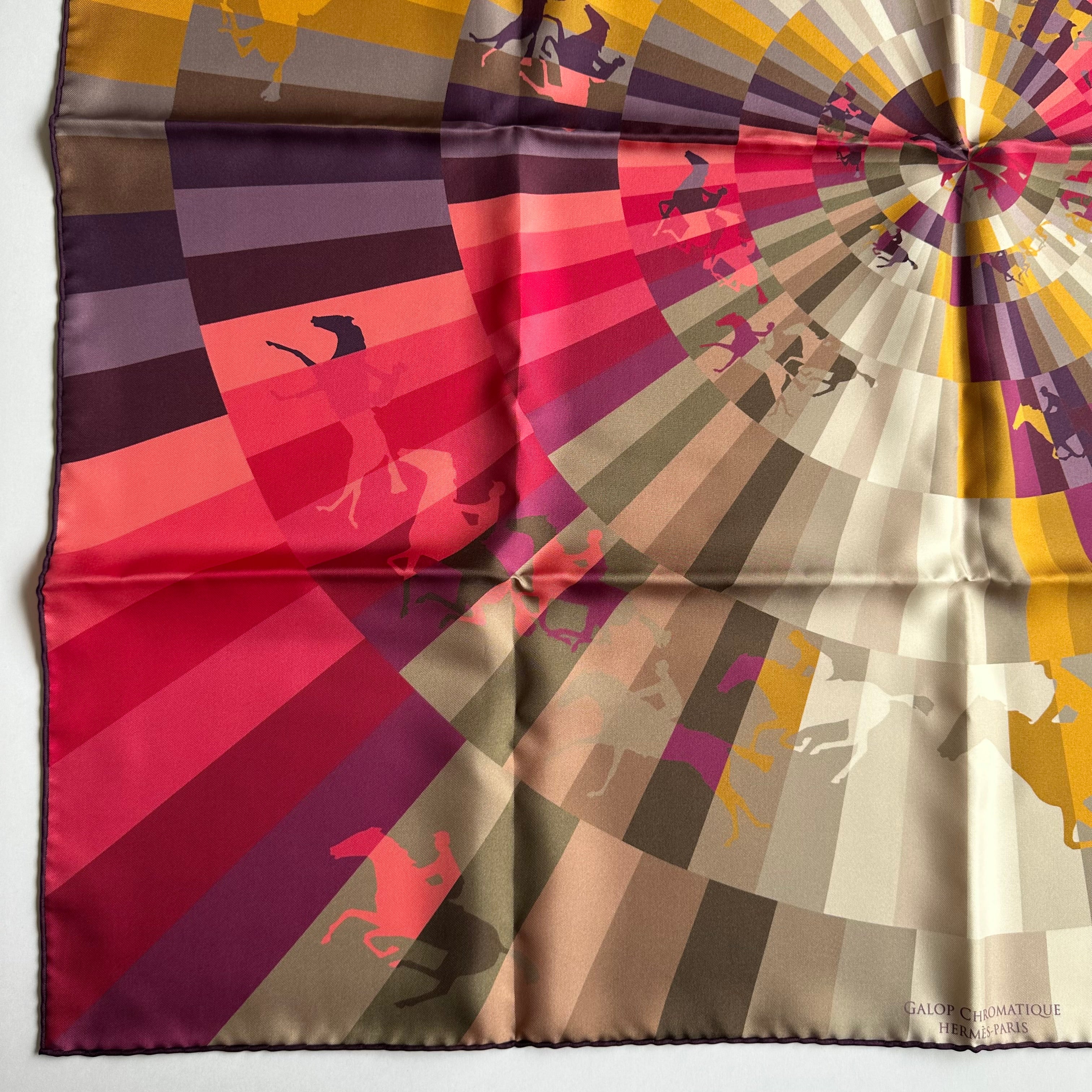 Chromatic Gallop - HERMES SCARF 90 CM
