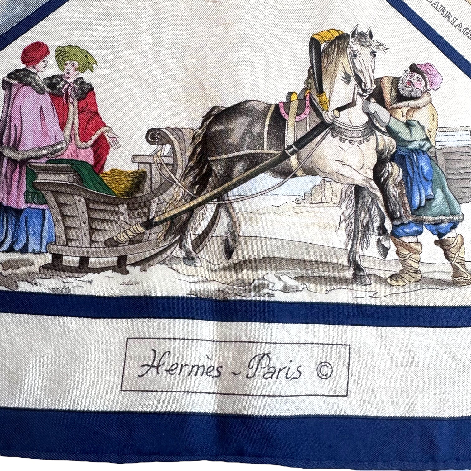 SLAVES TRAVELS CARRE HERMES 90 