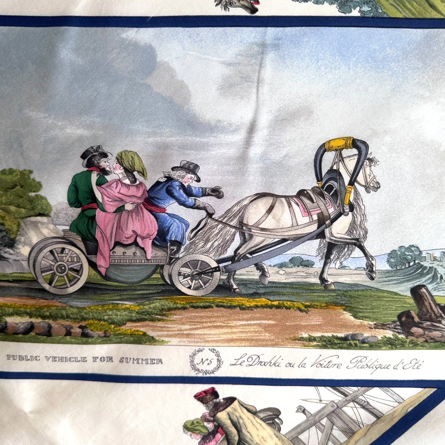 SLAVES TRAVELS CARRE HERMES 90 