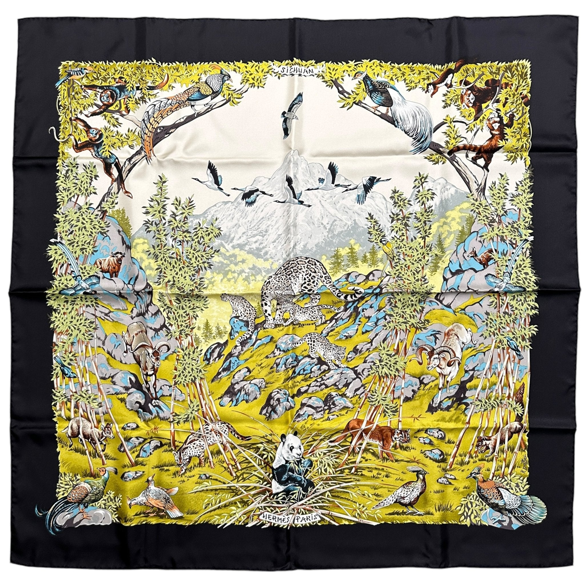 Sichuan - FOULARD HERMES 90 CM